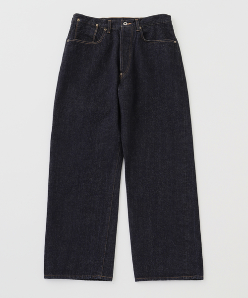 refomed(リフォメッド)の「refomed / リフォメッド RIGHT HANDED DENIM PANTS OW / REPT-027(デニムパンツ・メンズ・ブラック/ネイビー・2/3)」の2枚目の写真