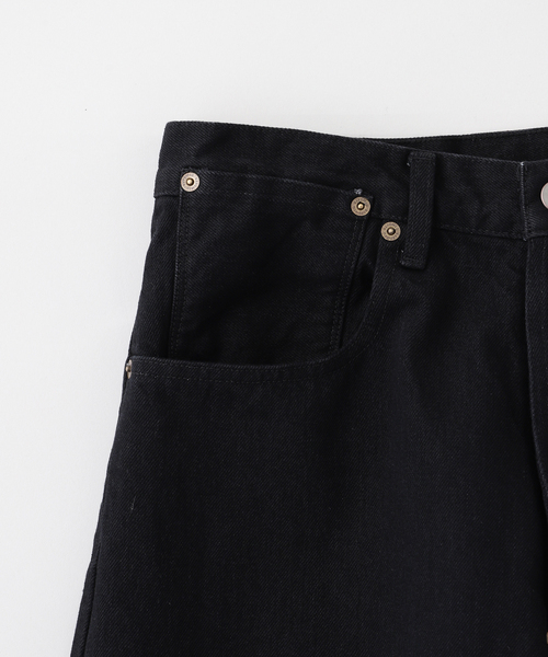 refomed(リフォメッド)の「refomed / リフォメッド RIGHT HANDED DENIM PANTS OW / REPT-027(デニムパンツ・メンズ・ブラック/ネイビー・2/3)」の4枚目の写真