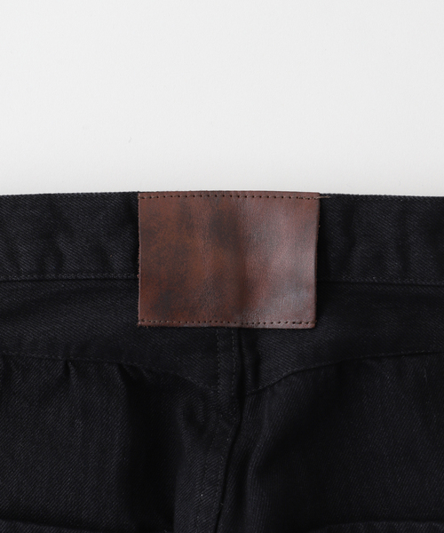 refomed(リフォメッド)の「refomed / リフォメッド RIGHT HANDED DENIM PANTS OW / REPT-027(デニムパンツ・メンズ・ブラック/ネイビー・2/3)」の6枚目の写真