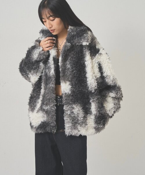 WHO'S WHO gallery（フーズフーギャラリー）の「プードルファージャケット（その他アウター・レディース・ブラック/ブラウン・FREE）」の13枚目の写真