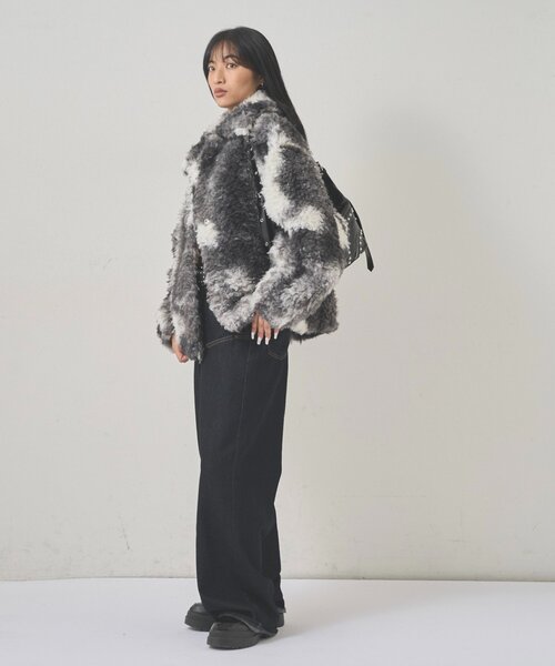 WHO'S WHO gallery（フーズフーギャラリー）の「プードルファージャケット（その他アウター・レディース・ブラック/ブラウン・FREE）」の16枚目の写真