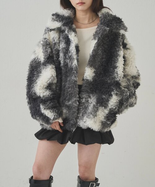 WHO'S WHO gallery（フーズフーギャラリー）の「プードルファージャケット（その他アウター・レディース・ブラック/ブラウン・FREE）」の20枚目の写真