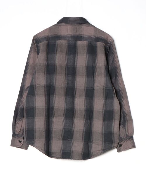 Coffee & Cigarettes(コーヒーアンドシガレッツ)の「10B9 Heavy Flannel One Wash Work Shirt(シャツ/ブラウス・メンズ・グレー系/ブラウン系/ブラック系・XL/M/L)」の16枚目の写真