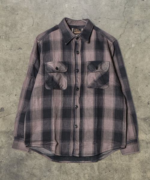 Coffee & Cigarettes(コーヒーアンドシガレッツ)の「10B9 Heavy Flannel One Wash Work Shirt(シャツ/ブラウス・メンズ・グレー系/ブラウン系/ブラック系・XL/M/L)」の11枚目の写真