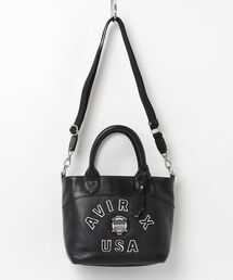 VARSITY LEATHER MINI TOTE BAG/バーシティー レザー ミニ トートバッグ