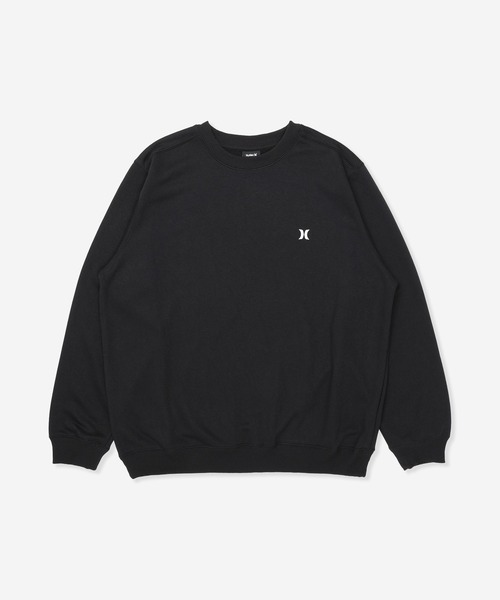 Hurley (ハーレー)の「【Hurley:ハーレー】バックプリントロゴスウェット トレーナー 吸水速乾 SWEAT BFW CREW(スウェット・メンズ・ブラック/ブラウン・MEDIUM/X-LARGE/LARGE/SMALL)」の3枚目の写真