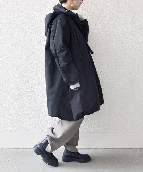 セール】SHIPS any:〈多機能〉中綿 2WAY フーディー テントライン