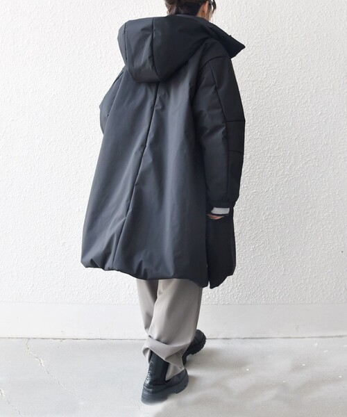 セール】SHIPS any:〈多機能〉中綿 2WAY フーディー テントライン