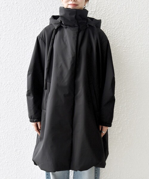 セール】SHIPS any:〈多機能〉中綿 2WAY フーディー テントライン