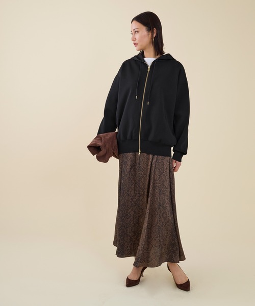 marmors（マルモア）の「【marmors】water repellent knit parka〈セットアップ対応〉（パーカー・レディース・ダークグレー/ブラウン/ブラック・36）」の5枚目の写真