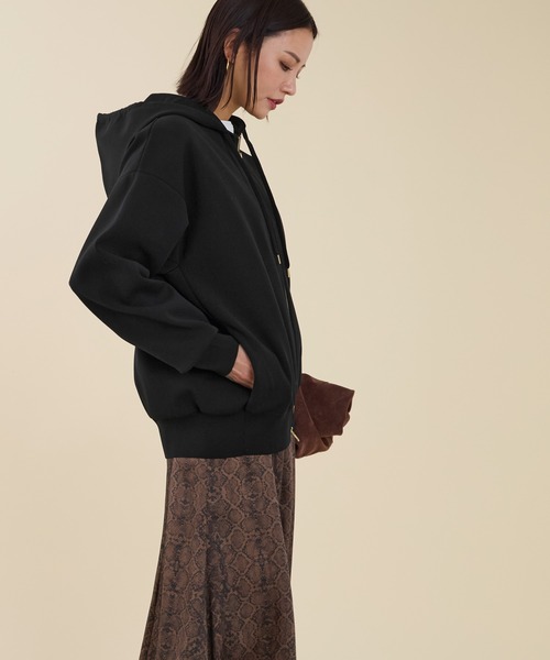 marmors（マルモア）の「【marmors】water repellent knit parka〈セットアップ対応〉（パーカー・レディース・ダークグレー/ブラウン/ブラック・36）」の7枚目の写真