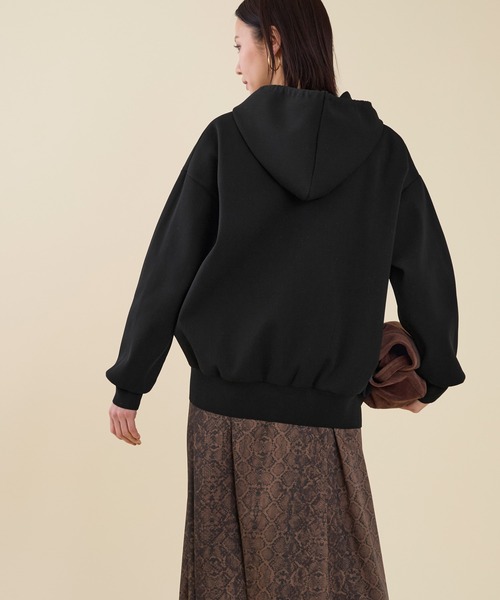 marmors（マルモア）の「【marmors】water repellent knit parka〈セットアップ対応〉（パーカー・レディース・ダークグレー/ブラウン/ブラック・36）」の8枚目の写真