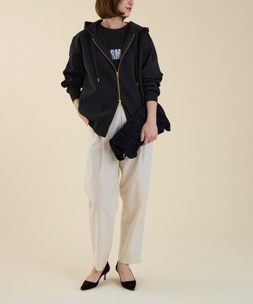 marmors（マルモア）の「【marmors】water repellent knit parka〈セットアップ対応〉（パーカー・レディース・ダークグレー/ブラウン/ブラック・36）」の16枚目の写真