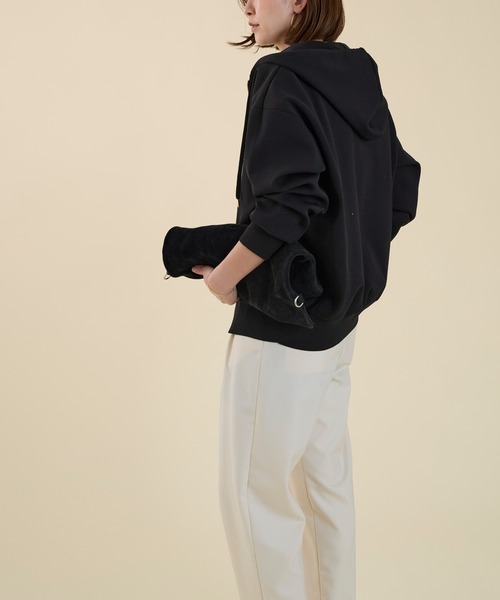 marmors（マルモア）の「【marmors】water repellent knit parka〈セットアップ対応〉（パーカー・レディース・ダークグレー/ブラウン/ブラック・36）」の18枚目の写真