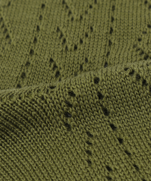 babaco（ババコ）の「Babaco EYELET SOCKS BA02-BT15：靴下（ソックス/靴下・レディース・カーキ・SMALL）」の3枚目の写真