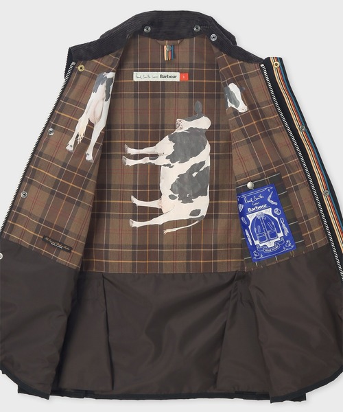 ポールスミス　バブアー　ビーストン　ピーチスキン　コート　38 中古・古着通販】Barbour (バブアー) Paul Smith (ポールスミス