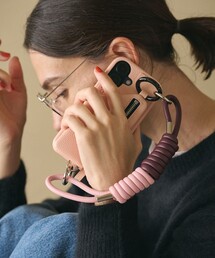 ajew(エジュー)の【別注】<ajew>コイル ストラップ(スマホグッズ)