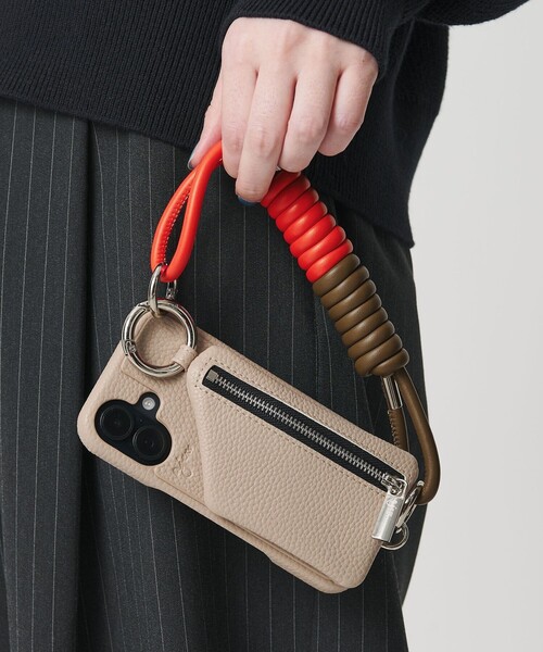 ajew（エジュー）の「【別注】＜ajew＞コイル ストラップ（スマホグッズ・レディース・ゴールド/オレンジ/シルバー/ライトピンク/ライトブルー・FREE）」の13枚目の写真