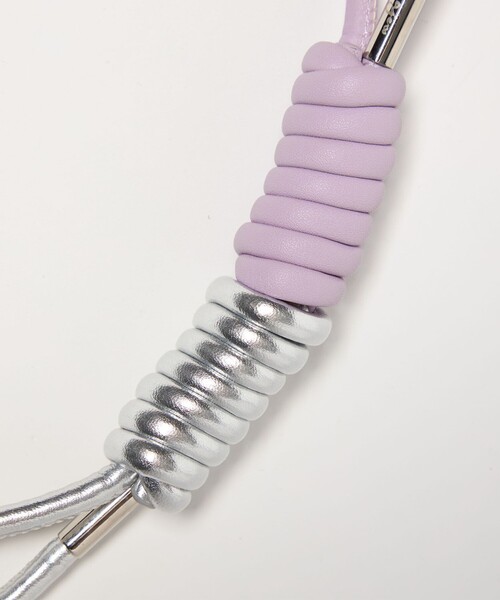 ajew（エジュー）の「【別注】＜ajew＞コイル ストラップ（スマホグッズ・レディース・ゴールド/オレンジ/シルバー/ライトピンク/ライトブルー・FREE）」の15枚目の写真