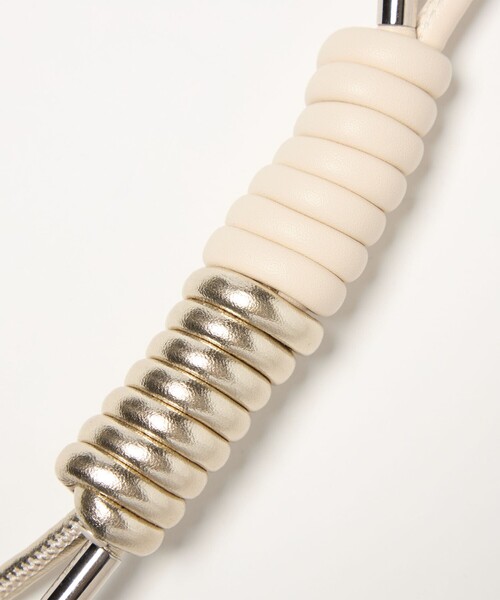 ajew（エジュー）の「【別注】＜ajew＞コイル ストラップ（スマホグッズ・レディース・ゴールド/オレンジ/シルバー/ライトピンク/ライトブルー・FREE）」の22枚目の写真