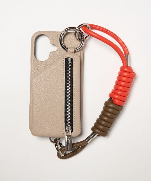 ajew(エジュー)の「【別注】<ajew>コイル ストラップ(スマホグッズ・レディース・ゴールド/オレンジ/シルバー/ライトピンク/ライトブルー・FREE)」の9枚目の写真