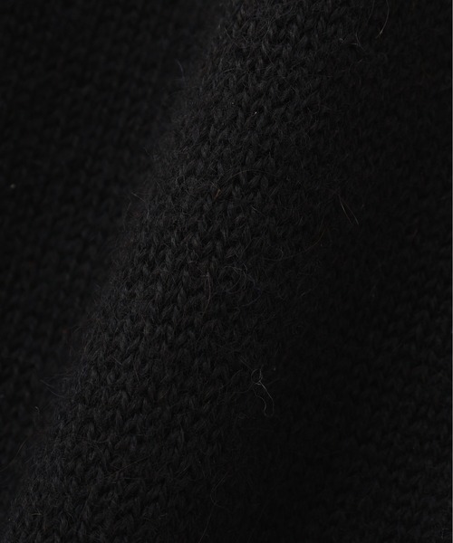 MARGARET HOWELL（マーガレットハウエル）の「ALPACA WOOL KNITWEAR（カーディガン/ボレロ・レディース・アイボリー/ブラック・FREE）」の10枚目の写真