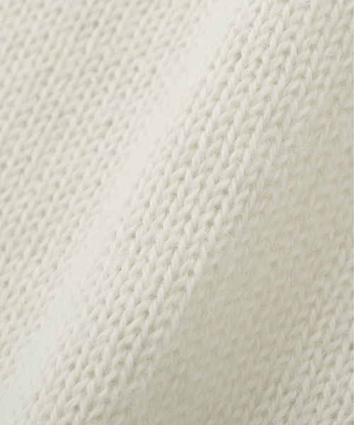 MARGARET HOWELL（マーガレットハウエル）の「ALPACA WOOL KNITWEAR（カーディガン/ボレロ・レディース・アイボリー/ブラック・FREE）」の6枚目の写真