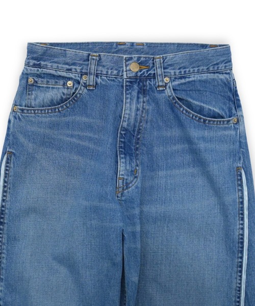 ANTHEM A(アンセムエー)の「【ANTHEM A】 TWIST LINE WASHED STRAIGHT DENIM(デニムパンツ・メンズ・インディゴブルー・1)」の2枚目の写真