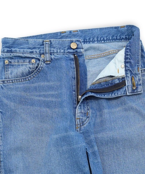 ANTHEM A(アンセムエー)の「【ANTHEM A】 TWIST LINE WASHED STRAIGHT DENIM(デニムパンツ・メンズ・インディゴブルー・1)」の4枚目の写真
