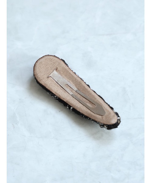 Edit Sheen（エディットシーン）の「ツイードデザインヘアピン（ヘアゴム・レディース・ホワイト/ホワイト系その他/ブラック・FREE）」の8枚目の写真