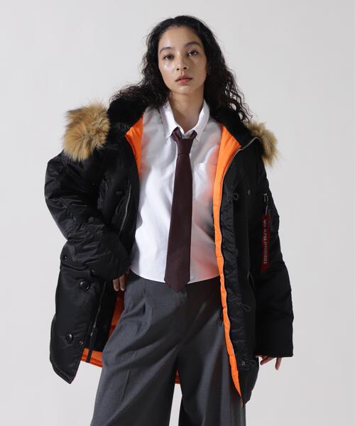 Alpha Industries(アルファインダストリーズ)の「Alpha Industries/アルファインダストリーズ/N-3B PARKA W/エヌスリービー パーカー ウィメンズ(その他アウター・レディース・ブラック・M/S/XS)」の8枚目の写真