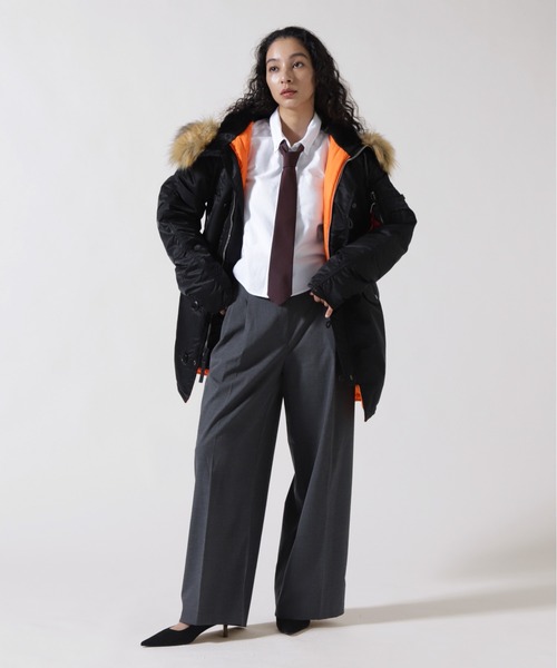 Alpha Industries(アルファインダストリーズ)の「Alpha Industries/アルファインダストリーズ/N-3B PARKA W/エヌスリービー パーカー ウィメンズ(その他アウター・レディース・ブラック・M/S/XS)」の7枚目の写真