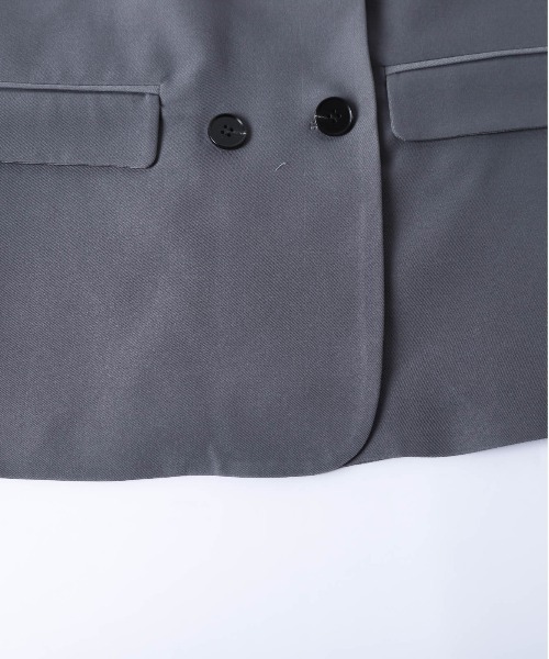 SUGAR BISKET（シュガービスケット）の「ダブル テーラードジャケット（テーラードジャケット・レディース・ブラック/グレー/ベージュ・フリー）」の21枚目の写真