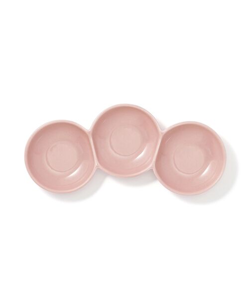 セール】仕切りプレート 3連 ピンク（食器）｜Francfranc（フラン