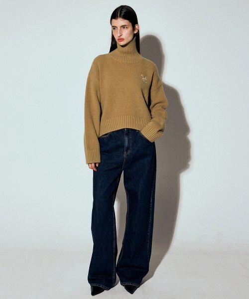 NICK&NICOLE(ニックアンドニコール)の「NICOLE STRAIGHT MAXI DENIM PANTS_BLUE(デニムパンツ・レディース・その他・MEDIUM/SMALL/LARGE)」の4枚目の写真