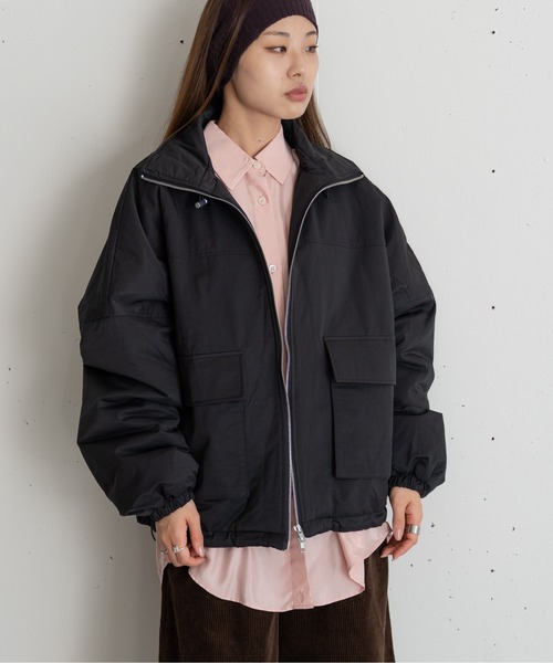 セール】ダブルジップ 中綿ジャケット（ダウンジャケット/コート