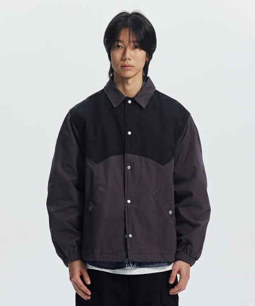 FRIZMWORKS(フリズムワークス)の「BARSTOW COACH JACKET _ CHARCOAL(ナイロンジャケット・メンズ・その他・SMALL/MEDIUM/LARGE/X-LARGE)」の1枚目の写真