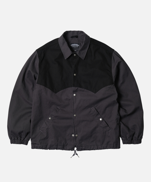 FRIZMWORKS(フリズムワークス)の「BARSTOW COACH JACKET _ CHARCOAL(ナイロンジャケット・メンズ・その他・SMALL/MEDIUM/LARGE/X-LARGE)」の2枚目の写真