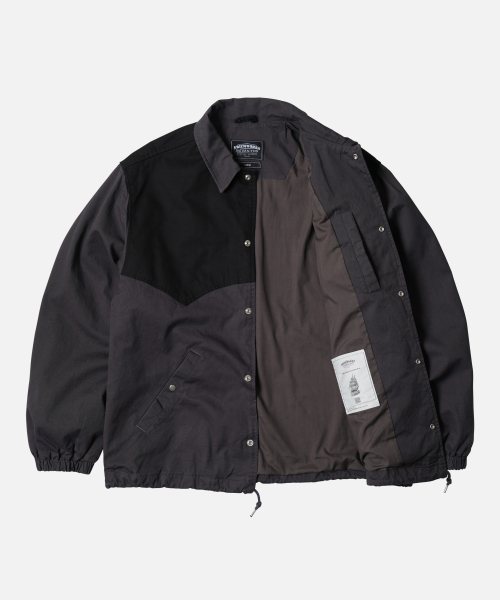 FRIZMWORKS(フリズムワークス)の「BARSTOW COACH JACKET _ CHARCOAL(ナイロンジャケット・メンズ・その他・SMALL/MEDIUM/LARGE/X-LARGE)」の3枚目の写真