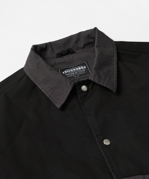 FRIZMWORKS(フリズムワークス)の「BARSTOW COACH JACKET _ CHARCOAL(ナイロンジャケット・メンズ・その他・SMALL/MEDIUM/LARGE/X-LARGE)」の5枚目の写真