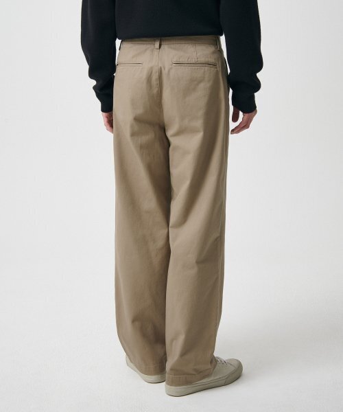 MUSINSA STANDARD（ムシンサスタンダード）の「リバースワンタックレギュラーフィットチノパンツ[ベージュ]（その他パンツ・メンズ・その他・40/38/42/36/34/32/30/31/33/26/27/28/29）」の8枚目の写真