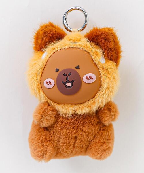 セール】WEGO/ぷっくりカピバラぬいぐるみキーホルダー（キーホルダー