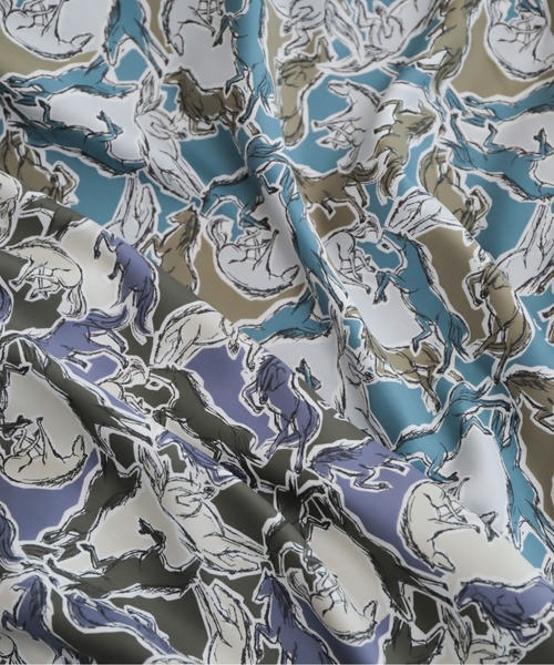 NOMBRE IMPAIR（ノンブルアンペール）の「スケッチホースPT　チビ衿ブラウス（シャツ/ブラウス・レディース・パープル/ブルー・FREE）」の19枚目の写真