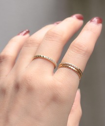 NOIR DE POUPEE（ノワールドプーペ）の「【WEB限定】silver925 キュービックジルコニアハーフスタッズリング（リング）」