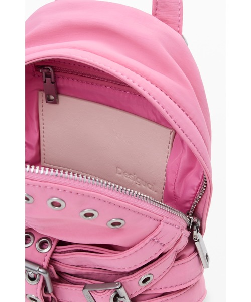 Desigual(デシグアル)の「ミニナイロン ガーリーバックパック(バックパック/リュック・レディース・レッド・FREE)」の6枚目の写真