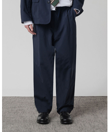 DIMITRI BLACK（ディミトリブラック）の「ワイドカジュアルバンディングスラックスネイビー（スラックス）」