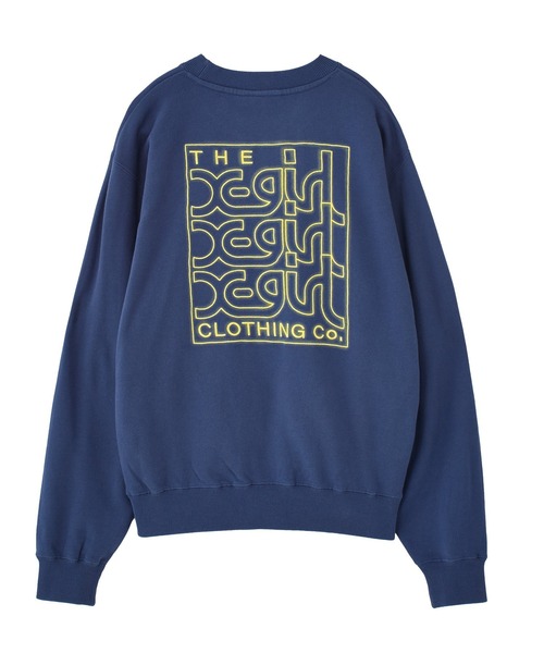 NEON BOX EMBROIDERED LOGO SWEAT TOP（スウェット）｜X-girl