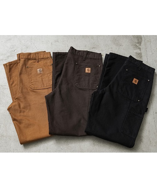 Carhartt（カーハート）の「Carhartt カーハート B136 DOUBLE FRONT UTILITY WORK PANT ルーズフィット ダブルフロント ユーティリティ ワークパンツ（その他パンツ・メンズ・ブラック/ブラウン/キャメル・34/36/38/32/40/30）」の5枚目の写真