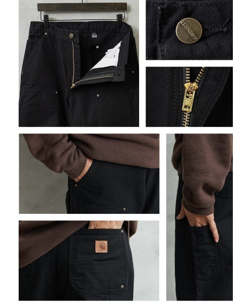 Carhartt（カーハート）の「Carhartt カーハート B136 DOUBLE FRONT UTILITY WORK PANT ルーズフィット ダブルフロント ユーティリティ ワークパンツ（その他パンツ・メンズ・ブラック/ブラウン/キャメル・34/36/38/32/40/30）」の10枚目の写真