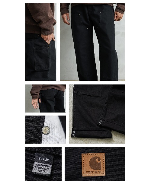Carhartt（カーハート）の「Carhartt カーハート B136 DOUBLE FRONT UTILITY WORK PANT ルーズフィット ダブルフロント ユーティリティ ワークパンツ（その他パンツ・メンズ・ブラック/ブラウン/キャメル・34/36/38/32/40/30）」の11枚目の写真